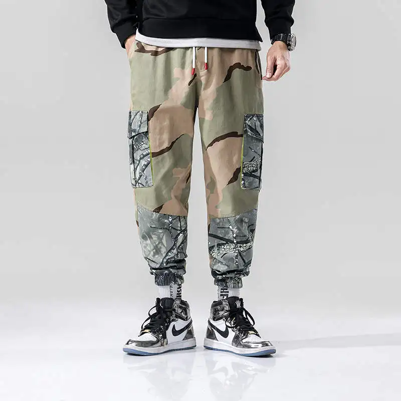 Мужские брюки-карго Huncher мужская мода 2020 Осенние камуфляжные брюки стиль хип-хоп