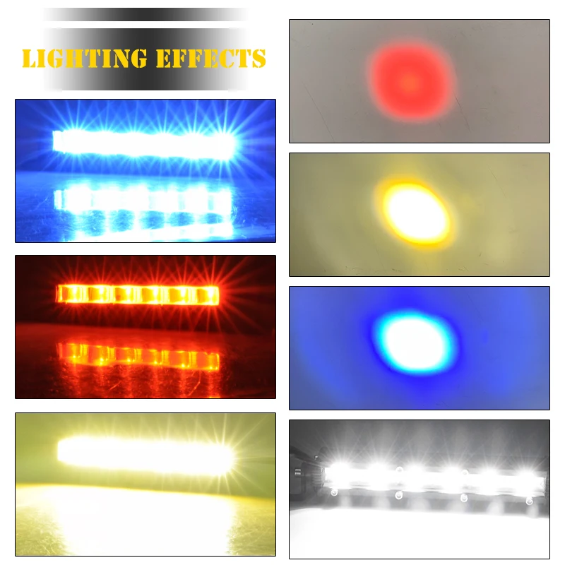 

CREK 7" Inch Single Row 18W Led Light Bar Offroad Slim Led Beam Truck LED Drive Light For 4X4 Car SUV Tractor ATV Auto 12V 24V