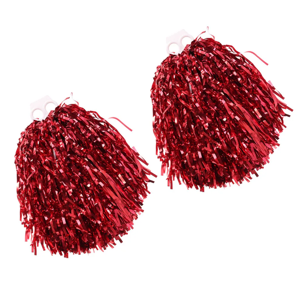 

1 Pair of Ring 50g Cheering Squad Spirited Fun Cheerleading Kit Cheer Poms for Both Kids College and High School Competi