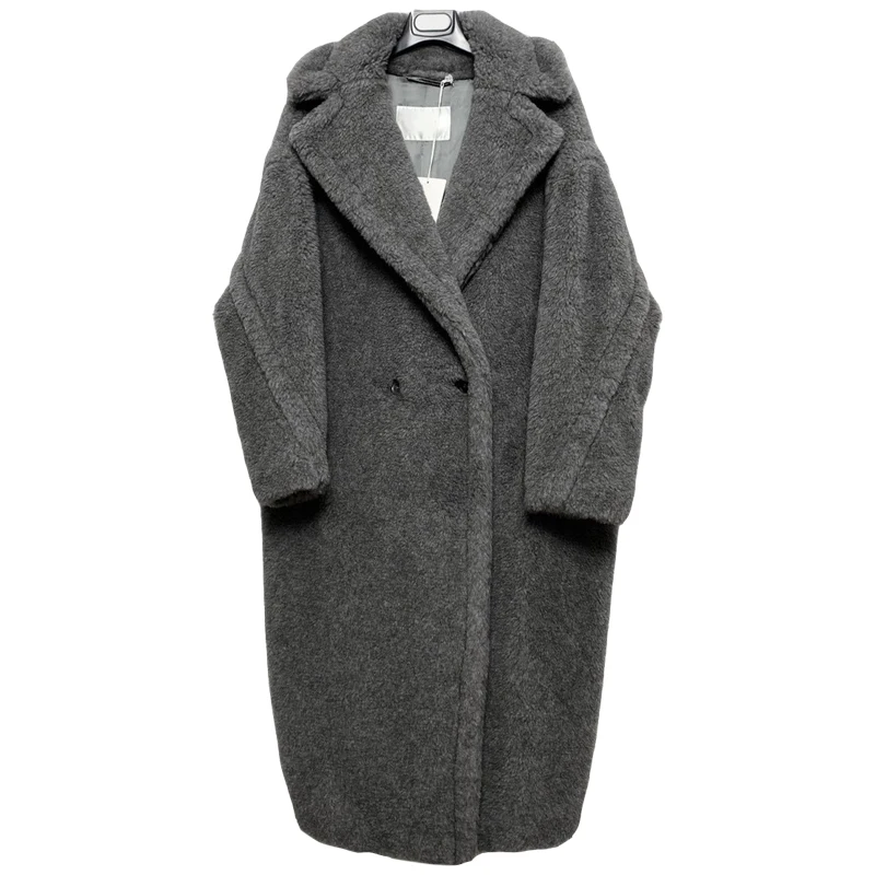 

Women's Coat Teddy Bear Fur Coat Women Alpaca Coat Women Wool Coat Loose Coat 2020 Winter Thicken Coat High-end Coat