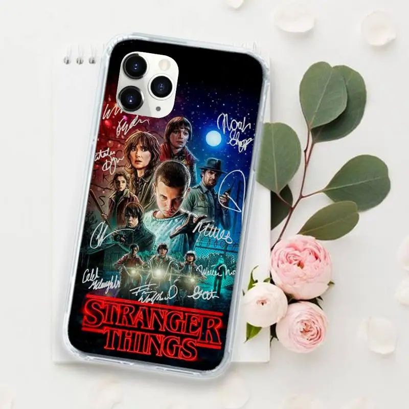 

cosas gratis Stranger things Phone Case for iPhone 11 12 mini pro XS MAX 8 7 6 6S Plus X 5S SE 2020 XR Luxury brand shell funda
