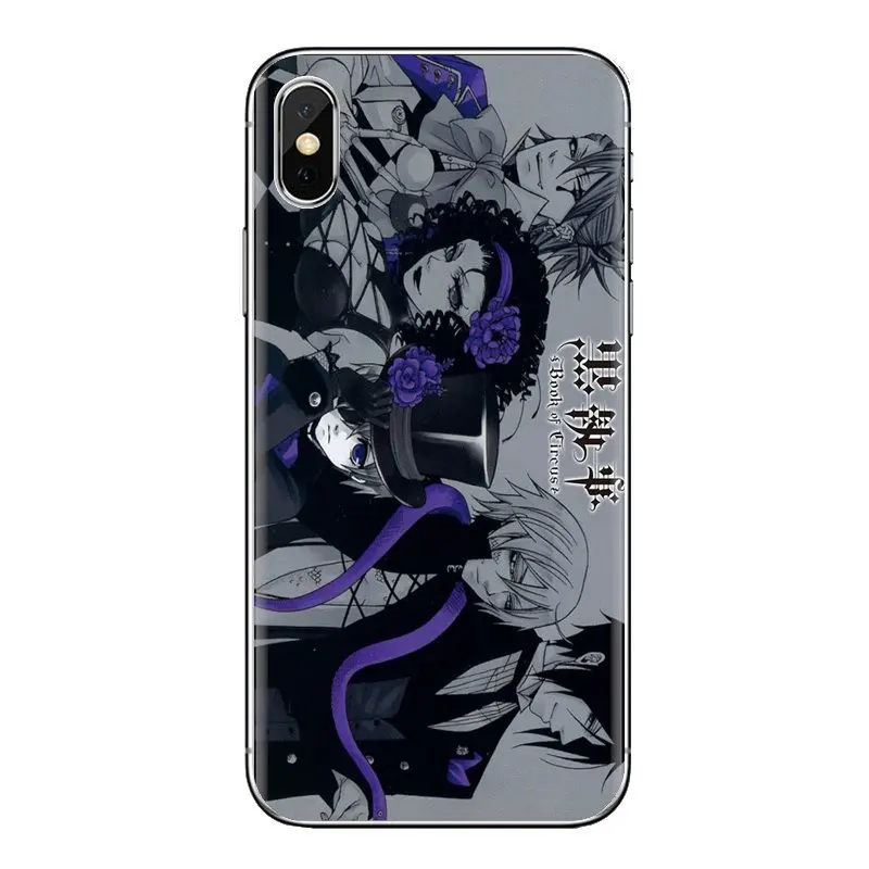 For Xiaomi Redmi 4 3 3S Pro Mi3 Mi4 Mi4i Mi4C Mi5 Mi5S Mi Max Note 2 TPU Transparent Cover Joker Black Butler Book of Circus |