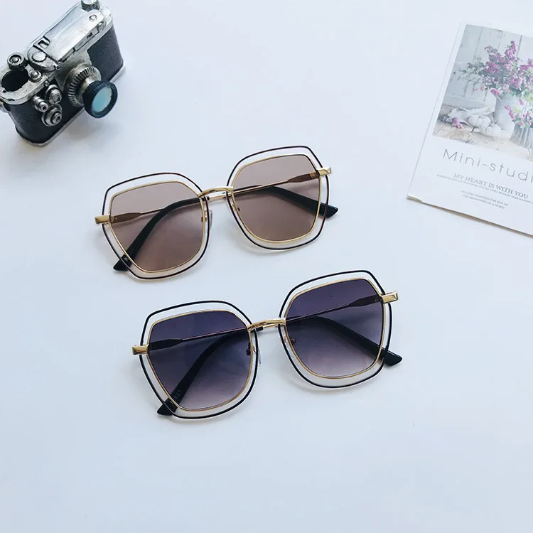 Очки солнцезащитные Детские с двойной петлей квадратной формы|Солнцезащитные