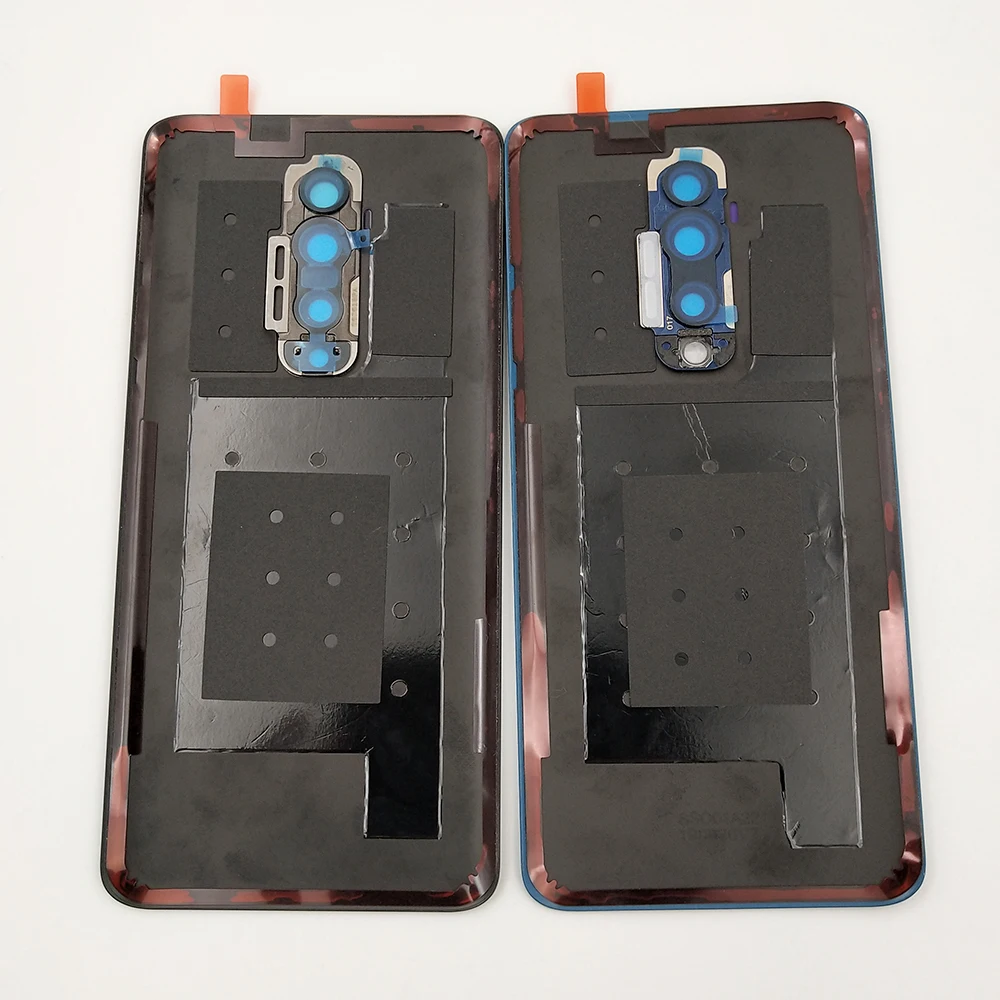 OnePlus-Cubierta trasera de cristal para bater&iacute;a de OnePlus 7T Pro, carcasa de Panel trasero para puerta, funda de bater&iacute;a, lente de c&aacute;mara y logotipo-4