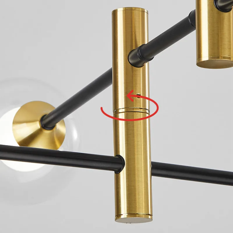 Светодиодный светильник из стекла люстры освещение для домашнего интерьера