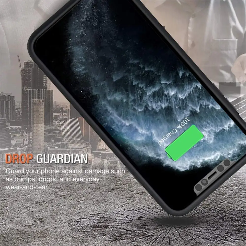 5000 мАч для iPhone 11 11Pro 11PorMAX портативный внешний аккумулятор чехол Магнит внешний 18 Вт Быстрое зарядное устройство батарея защитный чехол