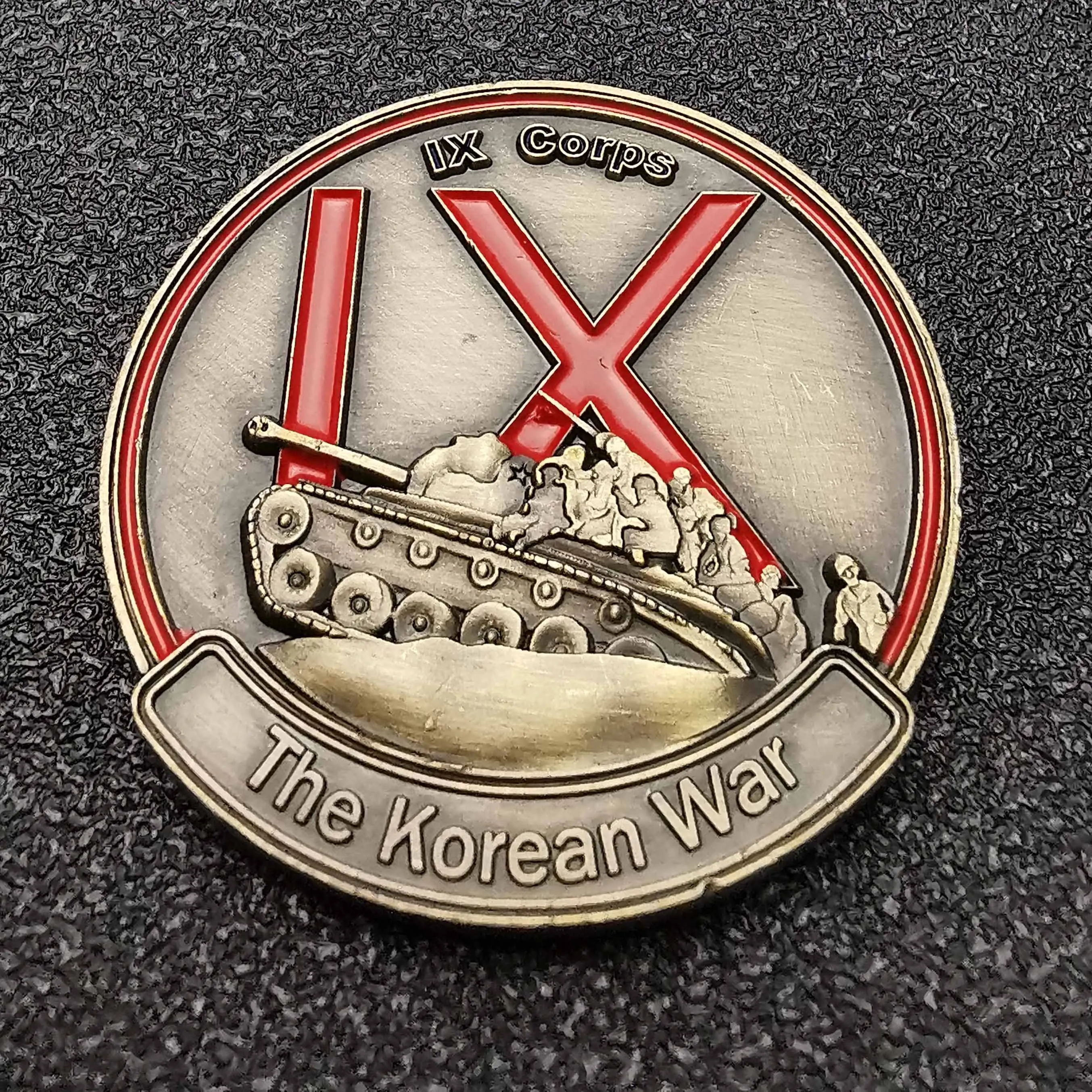 Military Challenge Coin 1950-1953 US.Army IX Corps 38TH Parallel Korean War Forgotten Commemorative | Дом и сад