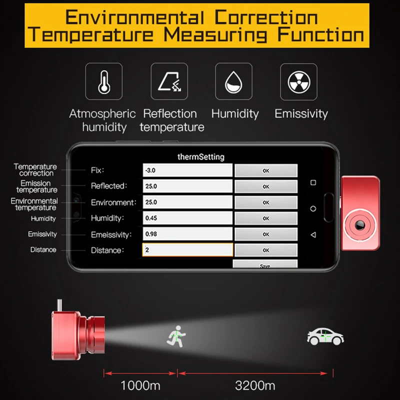 Инфракрасная визуальная камера для сотового телефона ночное видение смартфон