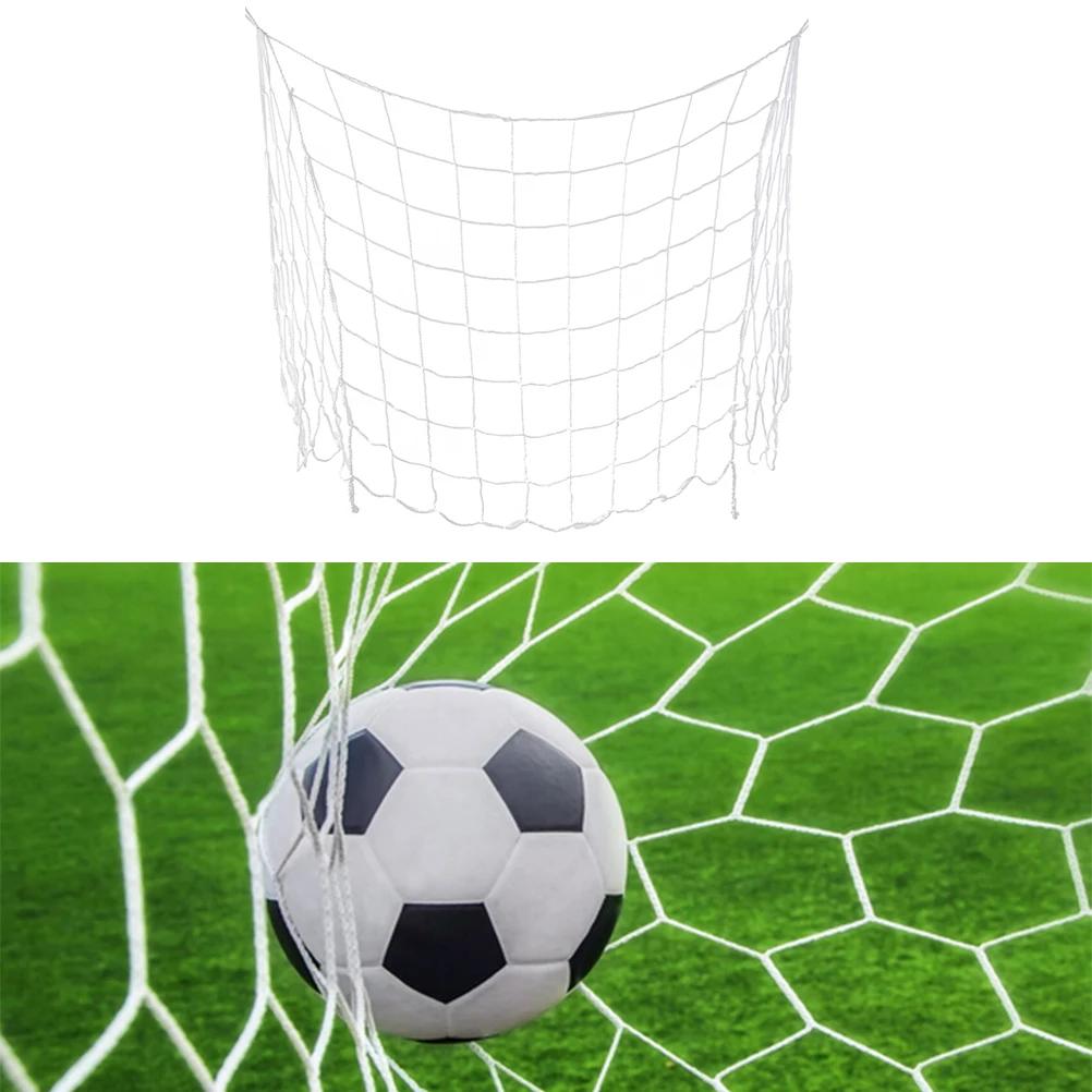 

2018 New 1Pc Football Soccer Goal Net Polypropylene Fiber Football necessity Sports Match Training Tools 1.2X0.8m