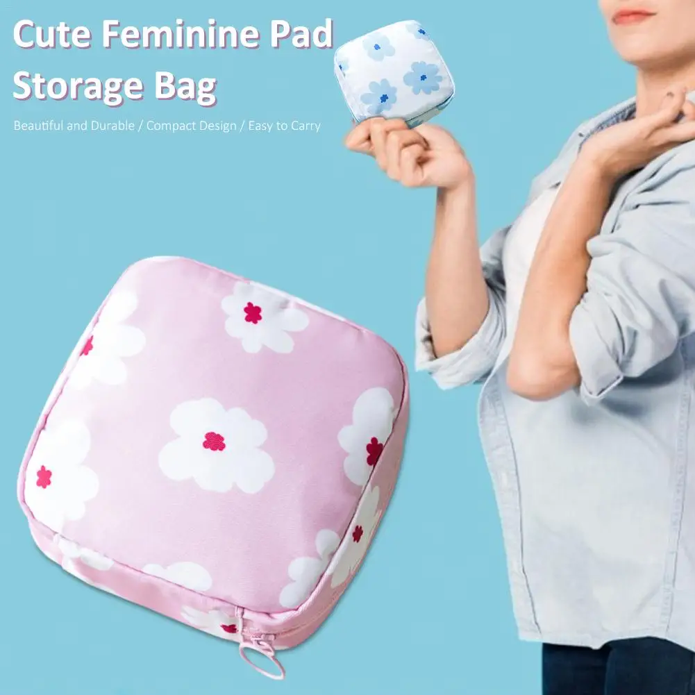 Милые женские прокладки сумка для хранения портативная маленькая покупок