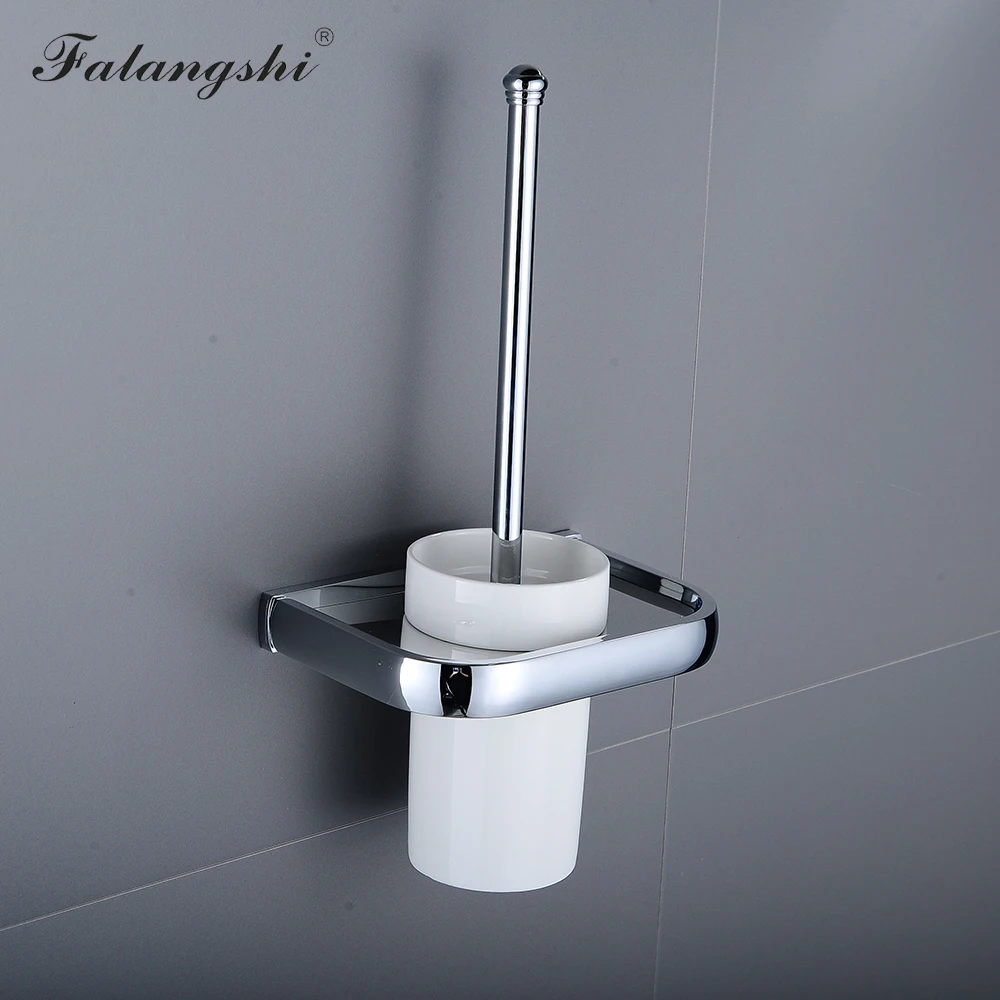 Высококачественный держатель для туалетной щетки Falangshi медная латунная