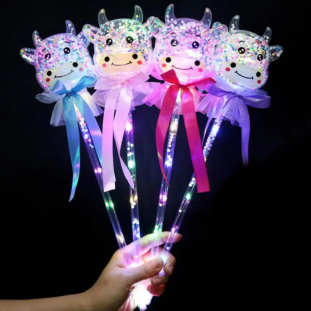 Светящаяся мигающая красочная палочка в форме коровы детская игрушка подарок |