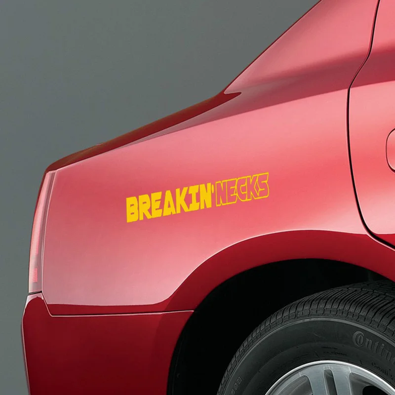 EmpireYing 8 цветов break Necks динамические забавные буквы слова художественная наклейка