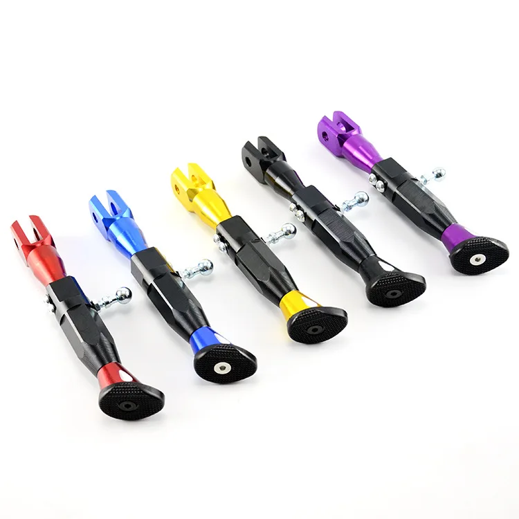 

Adjustable CNC Metal Motorcycle Foot Kickstand Electrombile Kick Side Stand