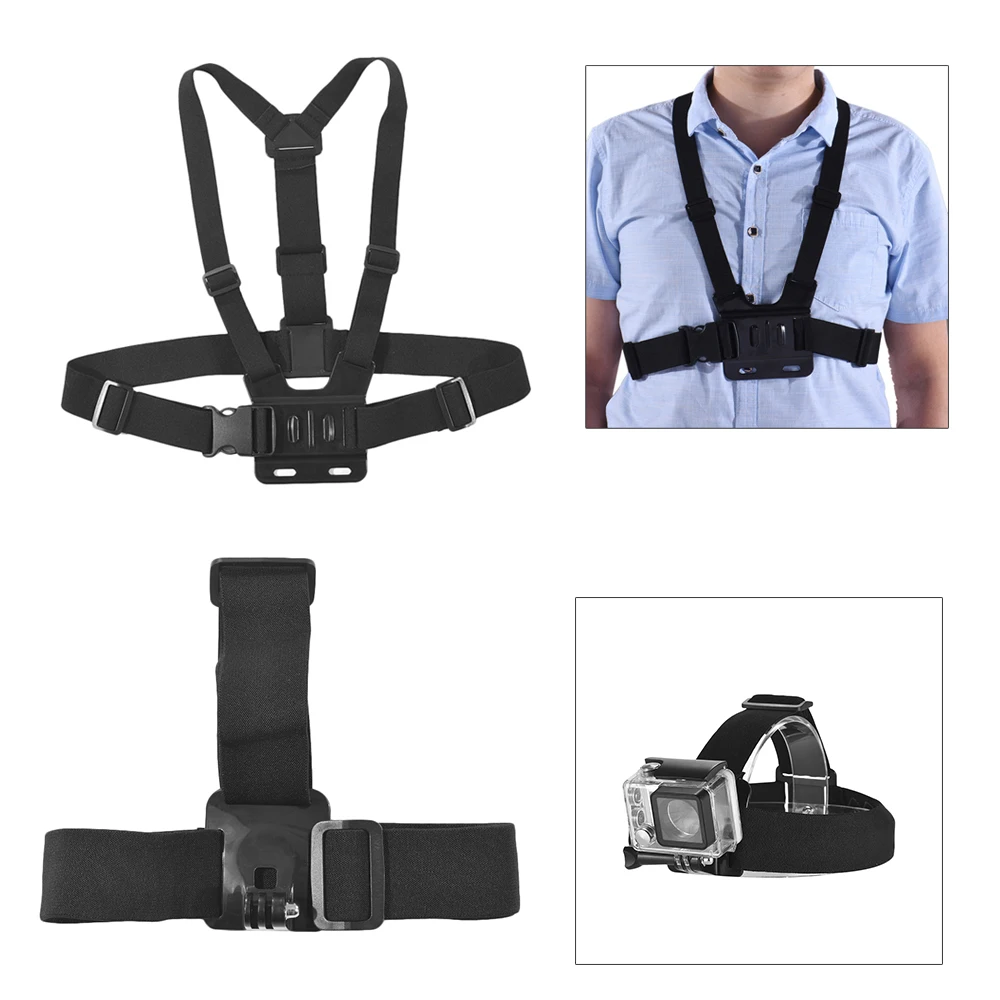 Andoer 7в1 комплект аксессуаров для GoPro Hero 6 5 Xiaomi Yi SJCAM AKASO EK7000 Brave Комплект крепления