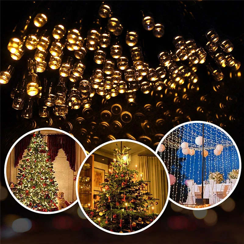 

32M/300LED Solar Garland String Lights 8 Modes Solar Fairy String Light Waterproof Outdoors Garden Wedding Party Xmas Decoration