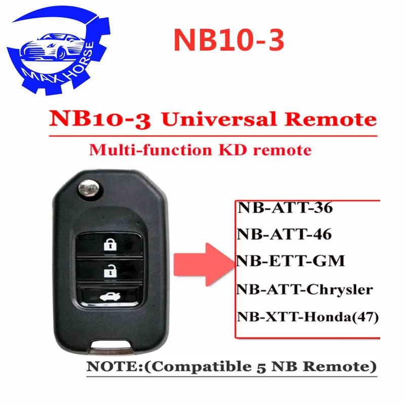 5pcs 3/4 Buttons NB10 For KD900/KD-X2/URG200 KD MINI Key Programmer NB Series Multifunction Remote Car | Автомобили и мотоциклы