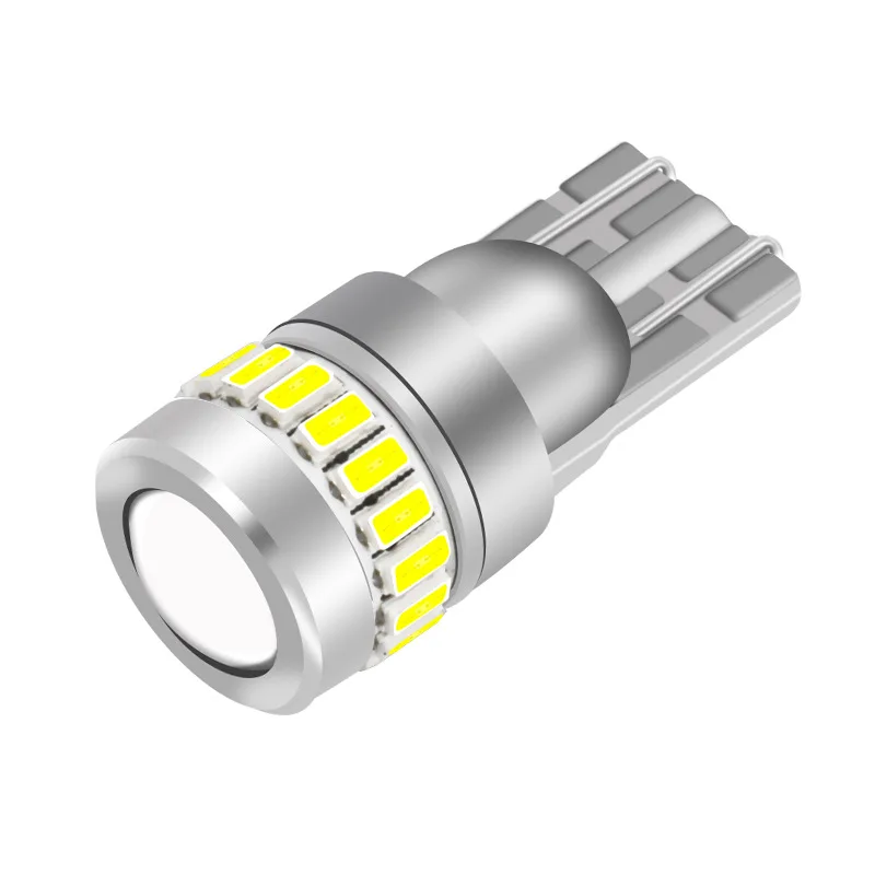 Автомобильная боковая лампа T10 3014 светодиодная маленькая 3030 расшифрованная
