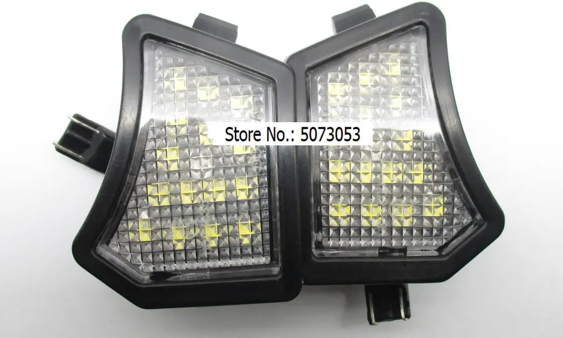 1 пара светодиодный под боковое зеркало Puddle с подсветкой LED лампа светильник