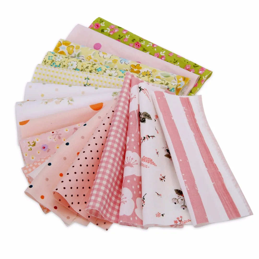 100 шт Цветочный мягкий хлопковый комплект 12*10 см для лоскутных лоскутов пошив