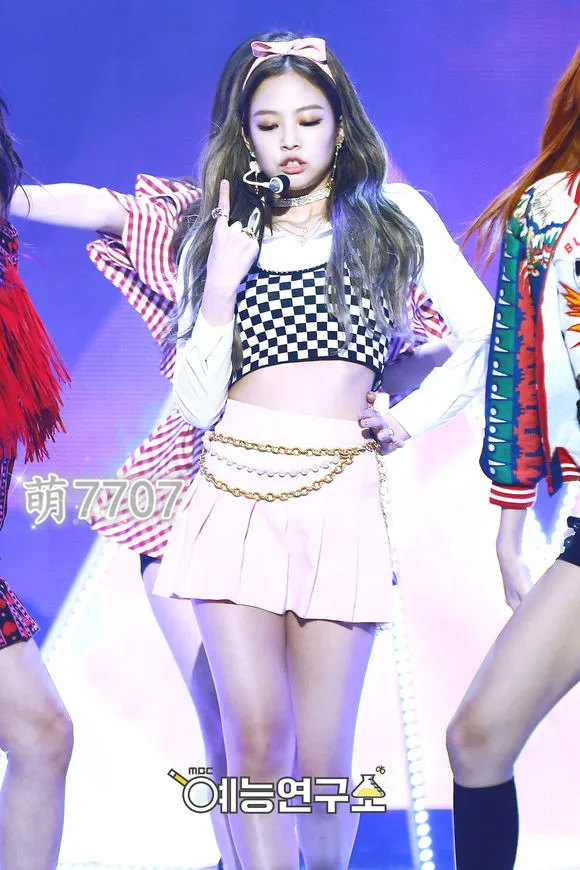 Kpop Blackpink JENNIE корейский танцевальный шоу сексуальный клетчатый жилет белая рубашка и розовая юбка комплект из двух предметов Женский Летний милый комплект из 2 предметов