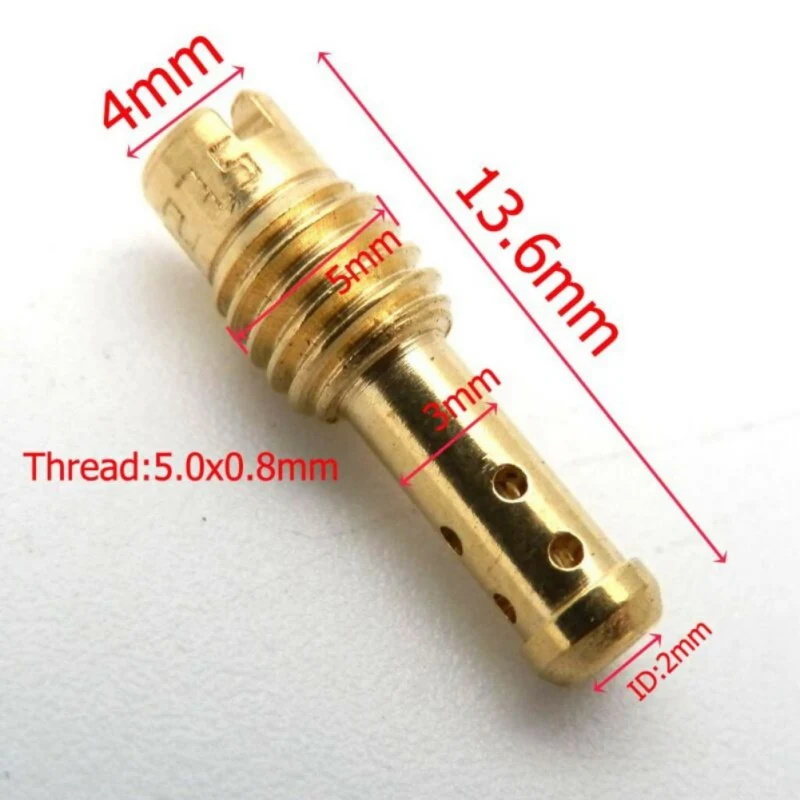 

Product name: 10x hexagonal main nozzle + 10x TMS pilot nozzle for MIKUNI VM / TM / TMX VM22 carburetor Features: * 100% brand n