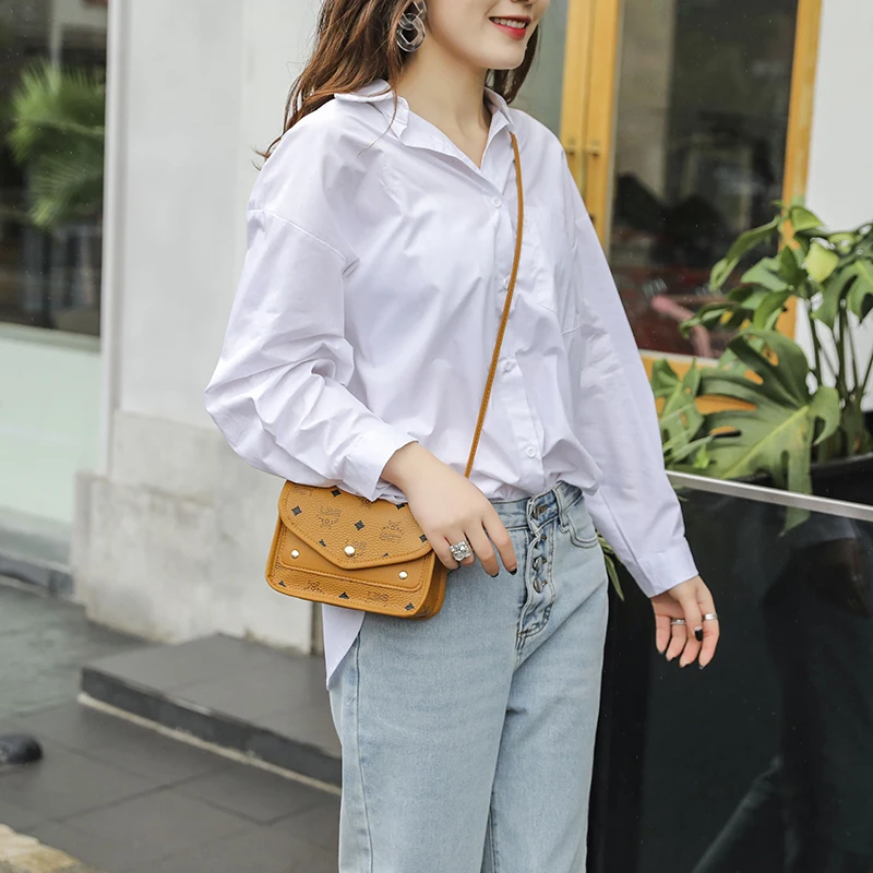 Женские мини-сумки на плечо модная дизайнерская сумка-мессенджер через из