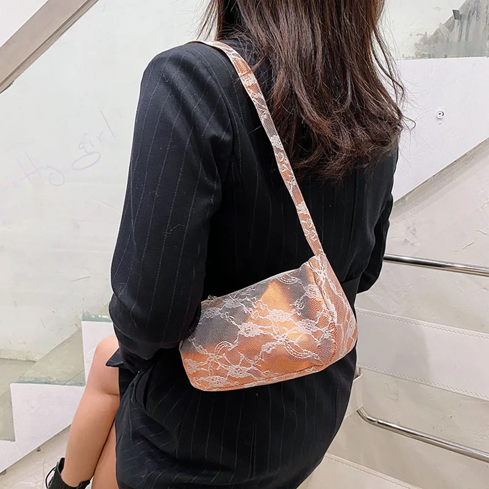 

Elegant Lace Pattern Small Shoulder Bags For Women 2021 Casual Pu Underarm Bags Female Handbags Bolsa Feminina Phone Purses