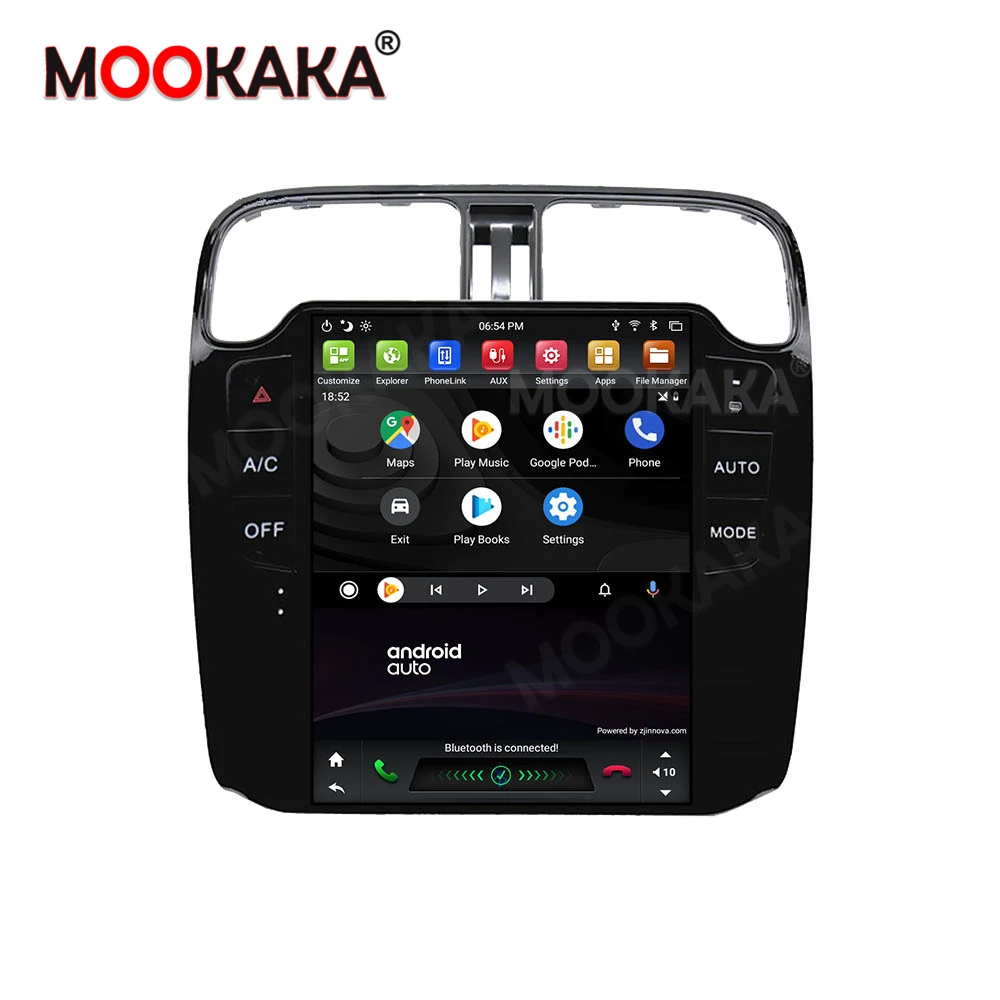 구매 테슬라 스타일 안드로이드 멀티미디어 플레이어 자동차 라디오 GPS 네비게이션 폭스 바겐 폴로 2011-2016 헤드 유닛 무선 카플레이 PX6 HD, 테슬라 스타일