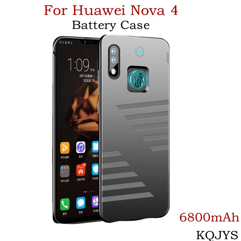 Портативное зарядное устройство KQJYS 6800 мАч чехол для Huawei Nova 4 аккумулятора