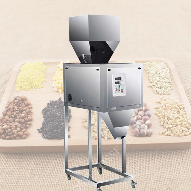 

Новейшая компактная машина для розлива риса, гранулированный Сахар гранул специй, машина для розлива чайных пакетиков с большим бункером