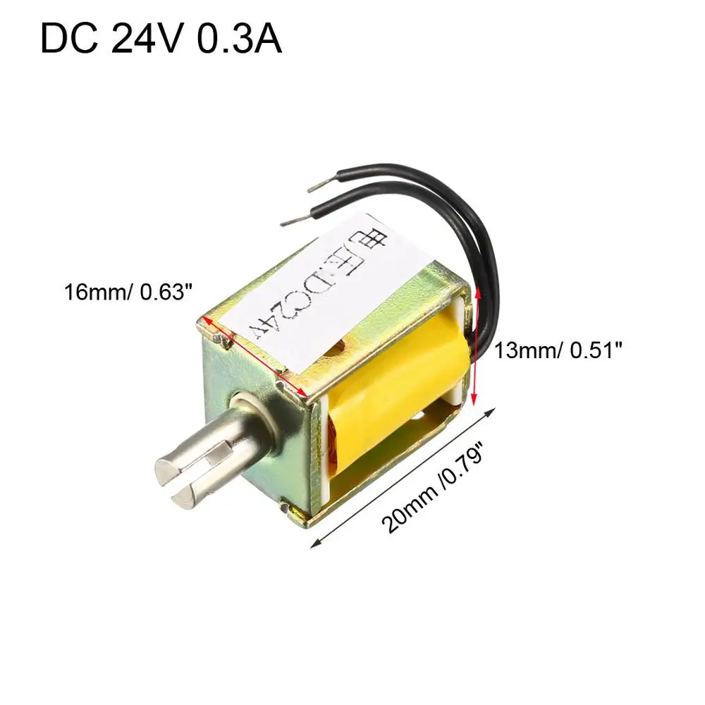 UXCELL DC 6/12/24 в Электромагнитный Электромагнит с пуш Подом открытой рамой линейный