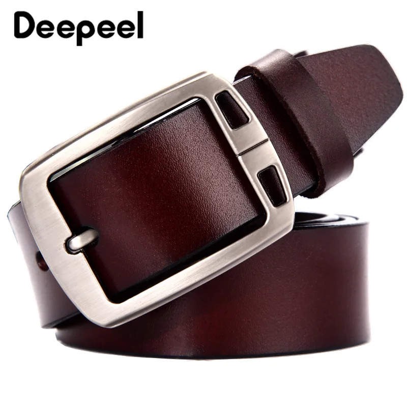 Deepeel 1 шт. модная классическая винтажная воловья натуральная кожа ремни для
