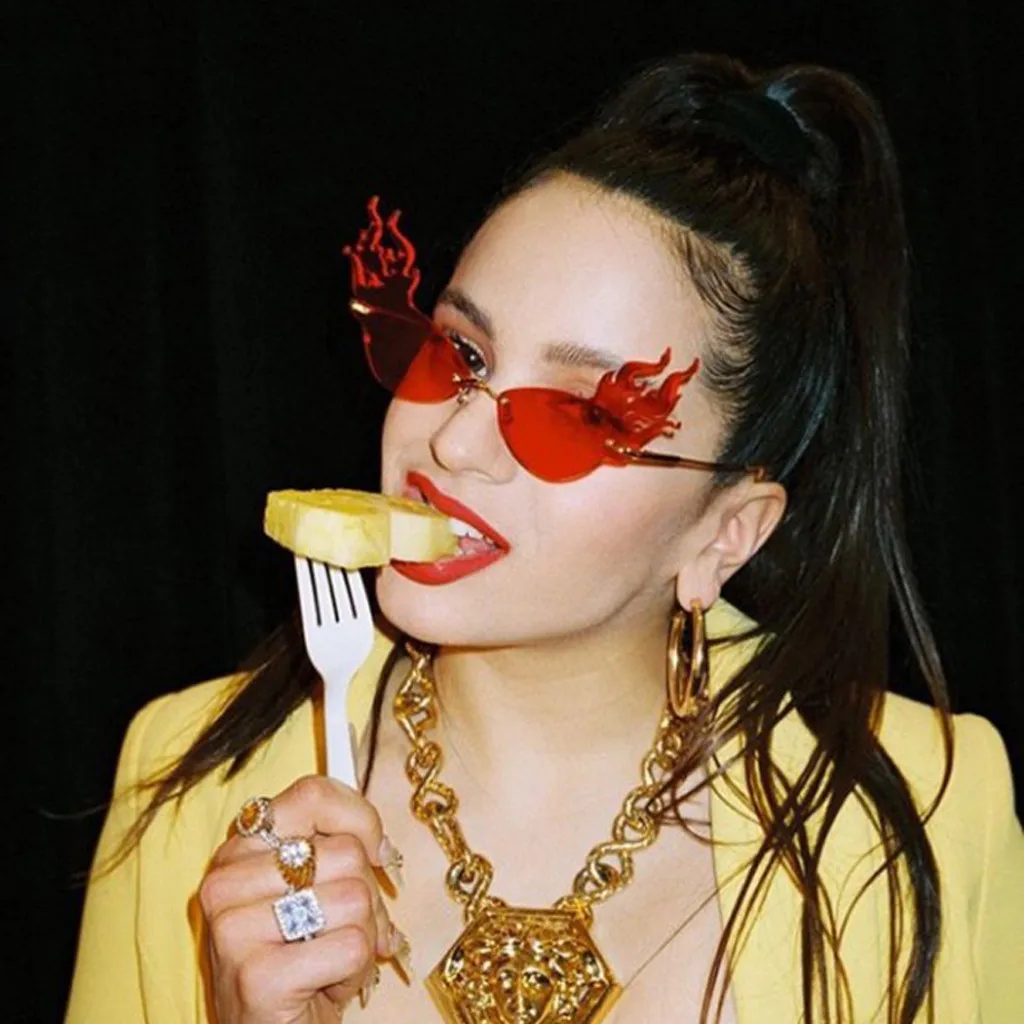 Модные нестандартные мужские и женские солнцезащитные очки кошачий глаз