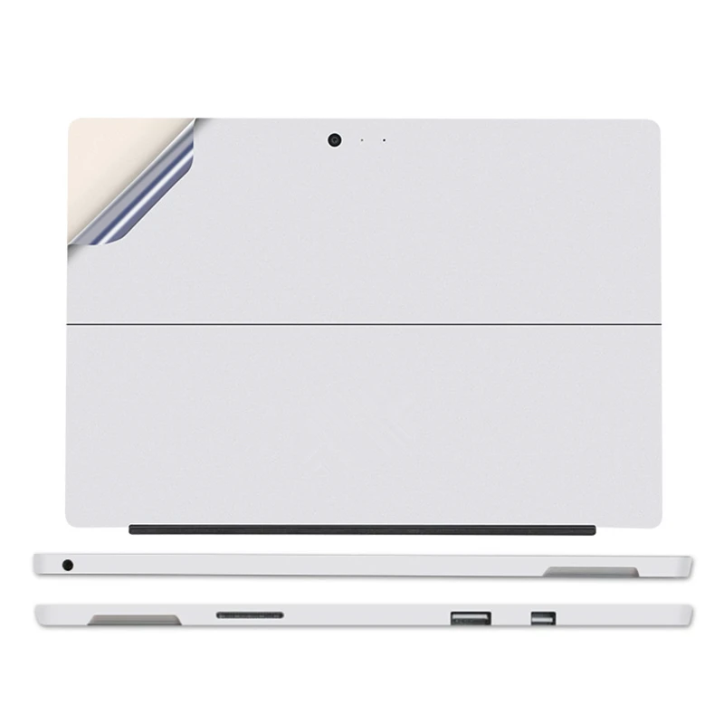 Black Carbon Fiber Laptop Sticker Skin for Microsoft Surface Pro 4 5 6 7 Full Set Tabelt Cover Funda 1 2 3 | Компьютеры и офис