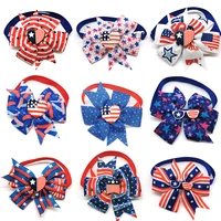 3050 pcs 4th of july independence day dog bow ties cat accessories pet supplies dog grooming supplies for samll middle dog bows