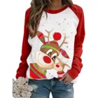 Женский зимний свитер Amtumn 2021, пуловеры, женские свитера с мультяшным принтом, Рождественский свитер, женские свитера с длинным рукавом