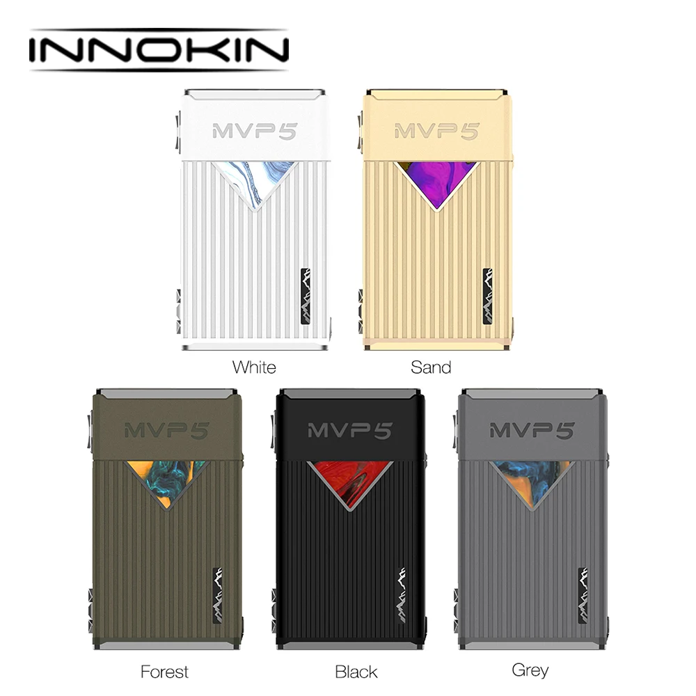 Новый оригинальный Innokin MVP5 120 Вт TC Box MOD 5200 мАч встроенный Батарея & 3 Мощность