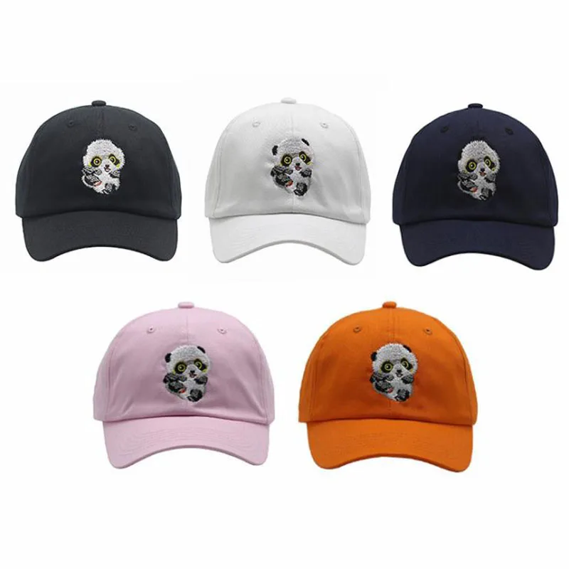 LA Новинка бейсболка с золотыми цепочками и пандой изогнутая Кепка для мужчин