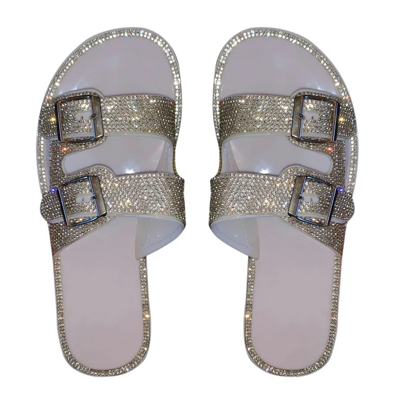

Women Slippers Summer Sandals Flats Shoes Slides Ladies Shoes Summer Beach Home PU Casual Fashion Comfort Women