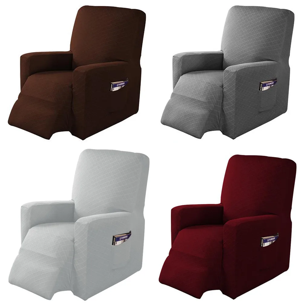 

Waterproof Elastic Recliner Chair Cover Stretch Recliner Slipcovers Recliner Cover Furniture Protector Elastic Bottom 35DC19