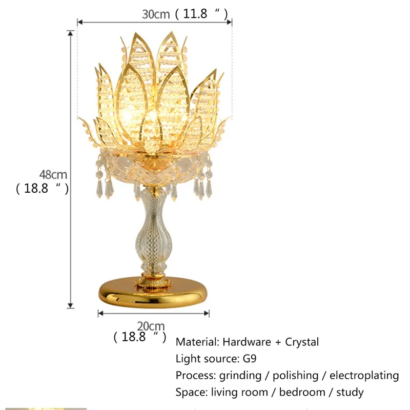 Роскошные золотые настольные лампы OUFULA современные светодиодные креативные