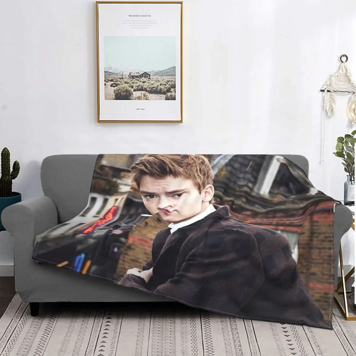 

Фланелевое Одеяло Thomas Sangster, воздухопроницаемое мягкое покрывало для кровати, для улицы