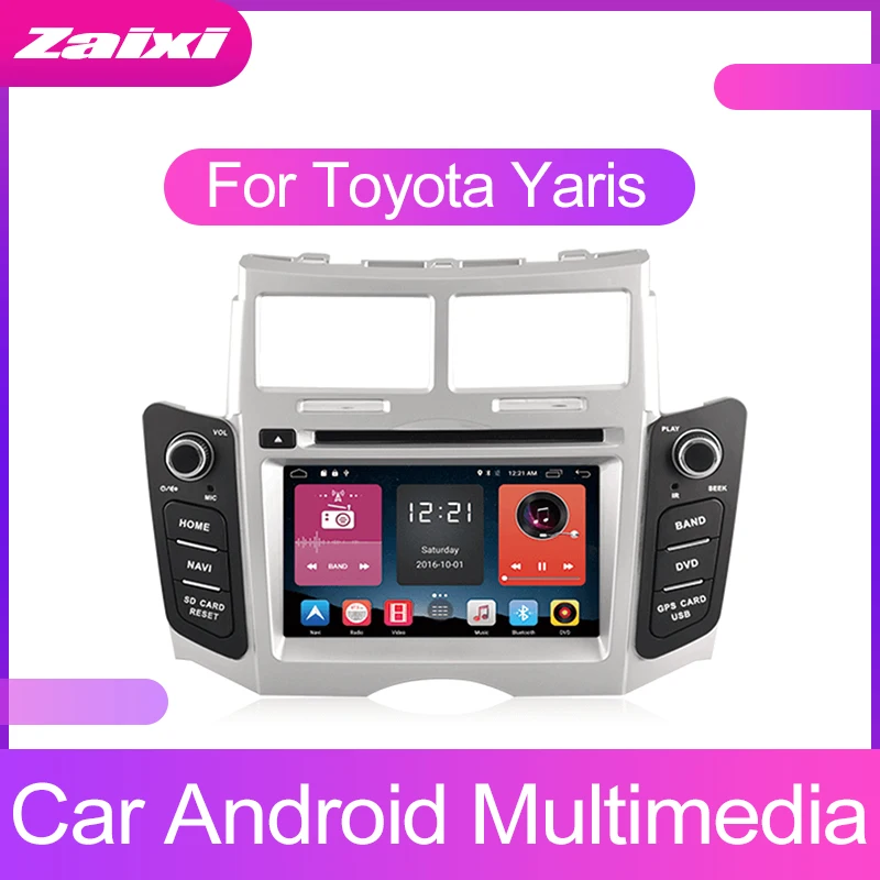 Сенсорный экран Android для Toyota Yaris 2005 2006 2007 2008 2009 2010 2011 Автомобильный мультимедийный
