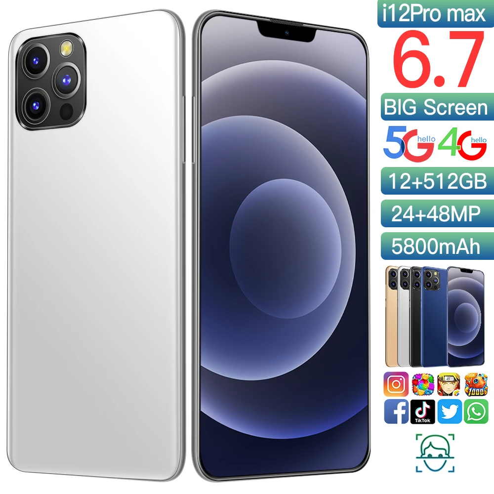 

I12 Pro Max, Android 10, 12 , 512 , 24 , 48 , 6,7 , 5800