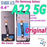 6 6 original lcd for samsung galaxy a22 5g a226 lcd display touch screen digitizer assembly sm a226b sm a226bdsn lcd