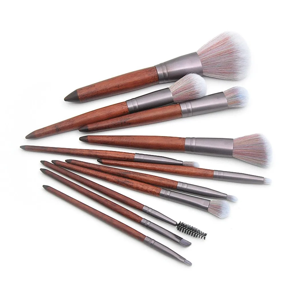 Профессиональный Pincel Maquiagem Brochas Maquillaje 11 шт. сандаловая кисть для глаз с деревянной