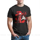 Мужская футболка с рисунком огня Dorohedoro Caiman Nikaido Shin Манга Аниме Camisetas Новинка Мужская свободная футболка с принтом