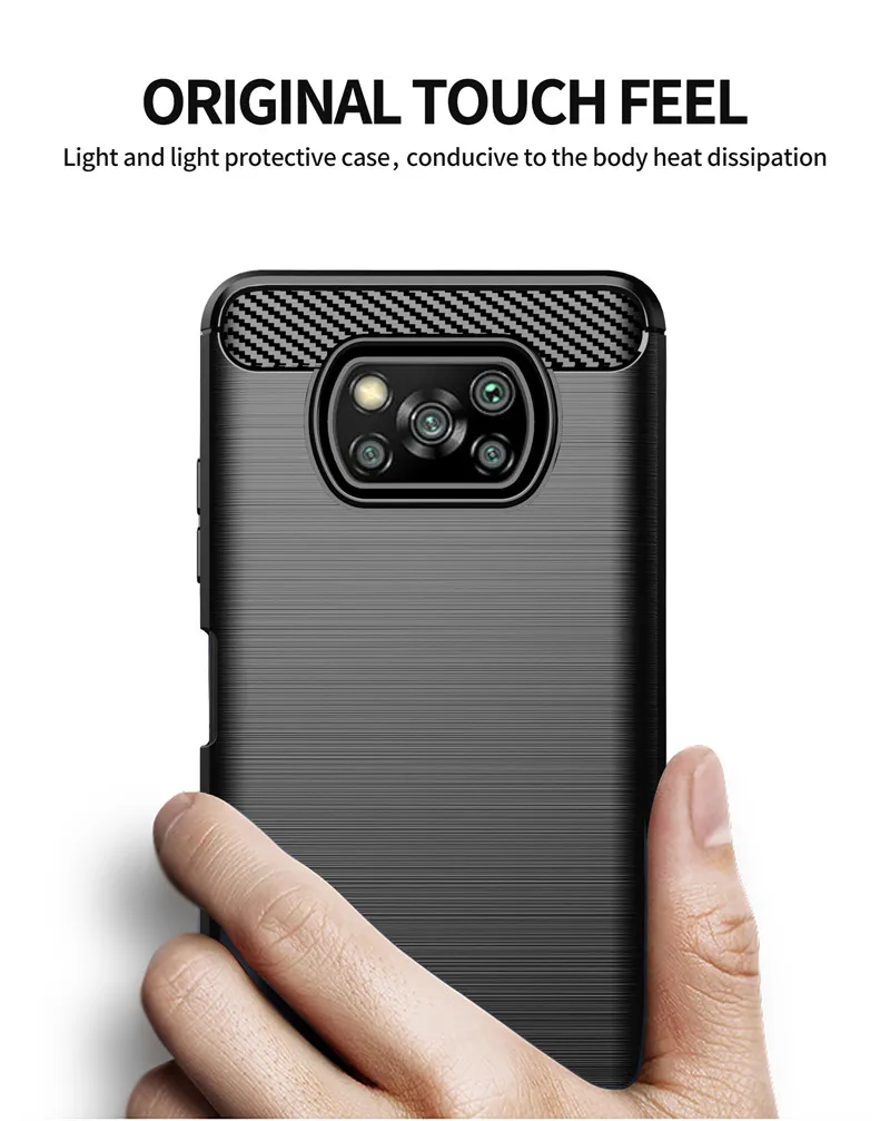 

For Xiaomi Poco M3 Case Poco X3 Case NFC Capas Shockproof TPU Case For Redmi 8 9 A C Note 8 9 Pro Poco X3 F2 Pro M3 Cases