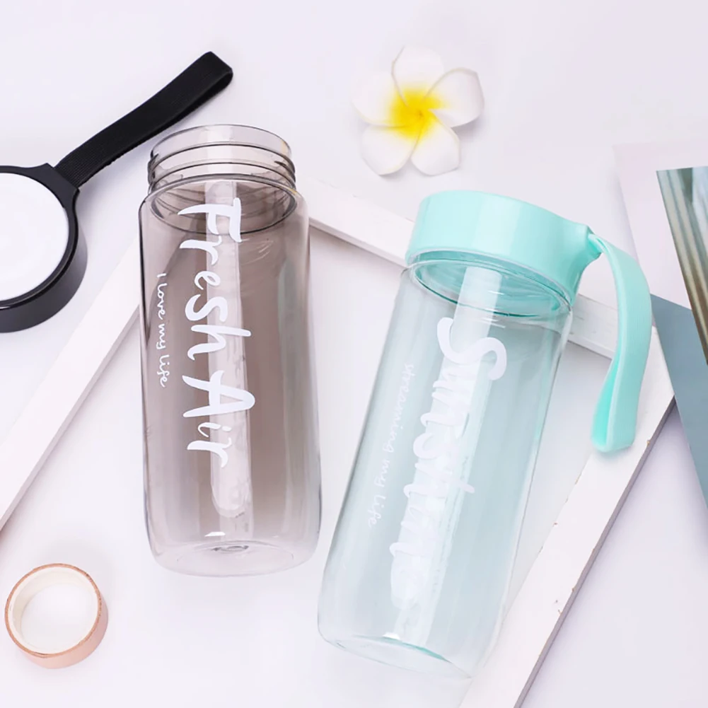 500 мл большой емкости для путешествий на открытом воздухе прозрачный пластиковый